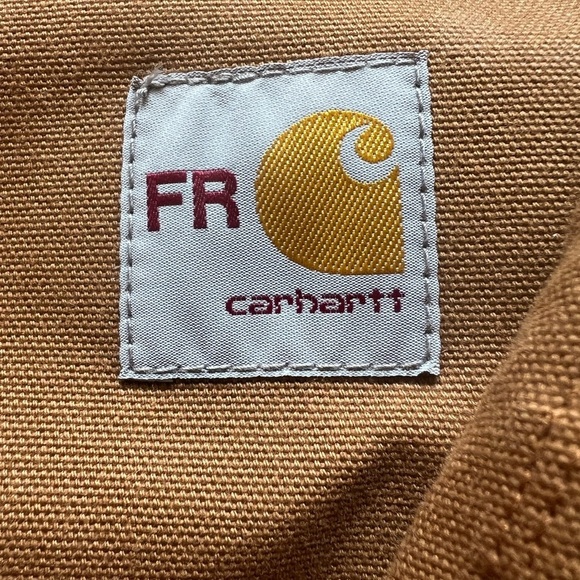 NEW Mens 2XL TALL Carhartt Flame Resistant Firm Duck Insulated Traditional Coat - Picture 5 of 7